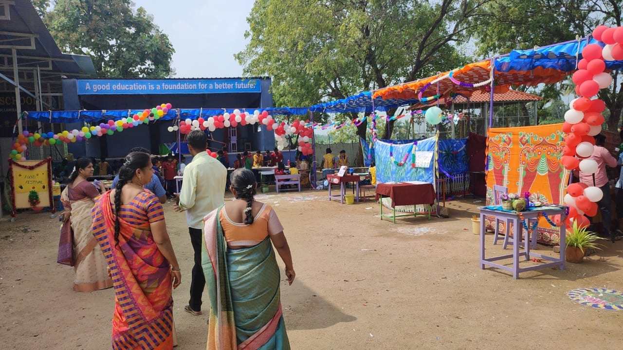 Life on campus at Child Jesus Matriculation School, Pullambadi